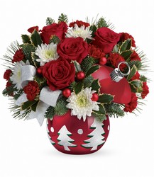 Teleflora's Sparkling Winter Wonderland from Clifford's where roses are our specialty